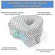 thumbnail image 4 of Orthopedic Leg Wedge Pillow with Knee Support - Heart Shaped Sciatica Relief Cushion for Sleeping & Body Pain, 4 of 5