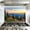 Color 2, variant on Kitchen Backsplash Peel and Stick Wall Murals Blue Ridge Mountain Sunrise Smoky Mountains Nature Forest Removable Mural 35.4"W x 23.6"H, Oil Proof Vinyl Wallpaper for Fireplace & Behind Stove
