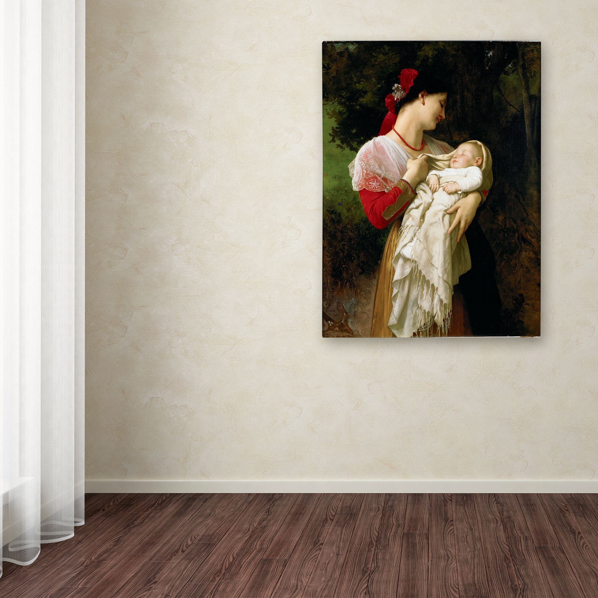 William-Adolphe Bouguereau 'Mother and Child' Canvas Art