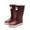 Red, variant on Xfvqtps Womens Rain Boots Waterproof Rainboots Non-Slip Thick Sole Rubber Boots Outdoor Garden Work Boots