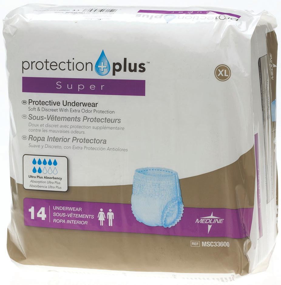 Protection Plus Super Protective Adult Underwear MSC33600 Walmart
