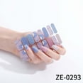 thumbnail image 1 of FSTDelivery Semi Cured Gel Nail Strips | 16 Gel Nail Stickers | Gel Nail Stickers with UV Light Required | Salon Quality, Easy Application and Removal, Clearance (Opaque Colored Ombre), 1 of 3