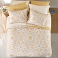 thumbnail image 6 of Regency Heights Queen Size Comforter Set, 9-Piece Bed in a Bag Queen, Yellow Bedding Comforter Set with Comforter, Flat Sheets, Fitted Sheets with Side Pockets, 6 of 8