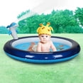 thumbnail image 2 of Cipaher Delfín Rociador Alfombra de Juego Piscina Inflable Para Chapotear la Diversión de Verano al Aire libre Patio, Césped, Playa, 2 of 6
