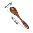 thumbnail image 2 of Promotion!Cuchara de madera para el hogar,cuchara para comer vajilla de madera creativa, 2 of 3