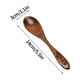 thumbnail image 2 of Household wooden spoon, creative wooden tableware eating spoon, 2 of 3