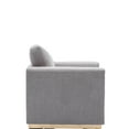 thumbnail image 5 of ACME Valin Contemporary Fabric Upholstered Squared Arm Sofa in Gray, 5 of 9