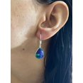 thumbnail image 1 of Pear Shape Turquoise Earrings Dangle Earrings Simple Earrings Teardrop Earrings, 1 of 4