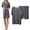 Grey, variant on MAIHAN Womens Two Piece Outfits Summer Outfits Cute Clothes Shirt and Short Outfit Cute 2 Piece Outfits for Women Casual Two-Piece Outfit