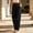 Black plus size wide leg trousers a1, variant on Women Plus Size Wide Leg High Waisted Trousers with Pockets Solid Casual Lounge Long Pants for Work Travel Fall Winter Outfits, White XL