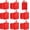 Red, variant on 120 Pcs Non Woven Tote Bags Bulk 11.8 x 4 x 15 Inch Large Reusable Gift Bag Fabric Grocery Bags with Handles