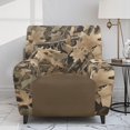 thumbnail image 2 of HELLHERO Fall Leaves Recliner Chair Covers for Single Seat Sofa Lounger, Brushed Non Slip Recliner Slipcover for Hotel Living Room Single Reclining Chair, 2 of 8