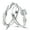 Couple's pair, variant on S925 Sterling Silver Shining Galaxy Couple Ring Light Luxury Niche Ins Style High-end Meaning Mobius Couple Ring