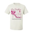 thumbnail image 2 of Wild Bobby In October We Wear Pink Diamond Heel Breast Cancer Awareness Men Tee, White, Large, 2 of 6
