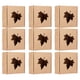 thumbnail image 4 of Caja de embalaje de papel Kraft, caja de embalaje con patrón de hoja de arce de 50 piezas, caja de dulces de calidad superior, 4 of 8
