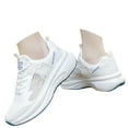 thumbnail image 3 of XIMIN Women Wide Toe Box Lace Up Shoes with Arch Support Running Shoes Extra Wide Width Sneakers Gym Athletic Tennis Sneakers Lightweight Walking Shoes, 3 of 6