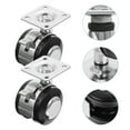 thumbnail image 4 of 4PCS Universal Office Chair Wheel Practical Universal Wheel Furniture Wheel, 4 of 9
