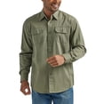 thumbnail image 1 of Camisa de manga larga Wrangler Authentics Burnt Olive XL, 1 of 2