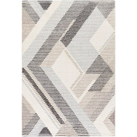 Cielo CEL-2300 6 7  x 9 6  Rug in Light Gray/Medium Gray/Charcoal/White/Beige