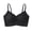 Black, variant on Women's Sports Bras Seamless Integrated Fixed Cup Liquid Concealing Foundation Comfort Everyday Tshirt Jelly Bra Black Size M