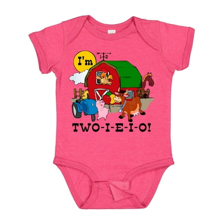 

Inktastic TWO-I-E-I-O Gift Baby Boy or Baby Girl Bodysuit