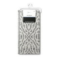 thumbnail image 6 of Mainstays Rustic Designs Soothing Grey Savine Ikat Cotton Blend Jacquard Knit Tapestry Throw, 50" x 60", 6 of 7
