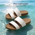 thumbnail image 2 of DREAM PAIRS Women’s Open Toe Slides Sandals T-Strap Sandals Arch Support with Adjustable Ankle Strap Casual Summer Walking Shoes, 2 of 6
