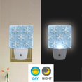 thumbnail image 2 of Yayeee LED Night Light for The Home Plug in With Light Sensors 2 Pack, Blue Snowflake, 2 of 6