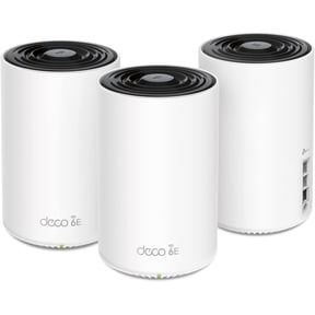 Restored: TP-Link Deco AXE5400 Tri-Band WiFi 6E Mesh System(Deco XE75 Pro) - 2.5G WAN/LAN Port, Covers up to 7200 Sq.Ft, Replaces WiFi Router and Extender, AI-Driven Mesh, 3-Pack (Refurbished)