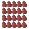 thumbnail image 2 of 20pcs Triangle Sandpapers Sanding Discs Aluminum Oxide Sandpapers for Polishing(40 Grits), 2 of 9