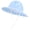 Blue, variant on Baby Kids Sun Hat UPF 50+ Print Bucket Wide Brim Sun Cap Summer Outdoor UV Protection Beach for Girls Boys Pink 2-4 Years