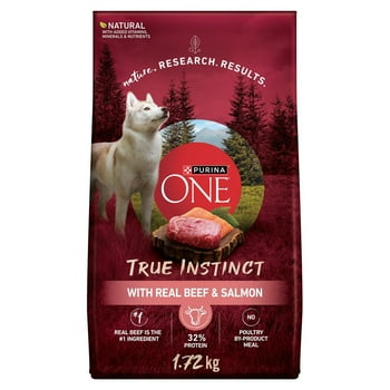 Purina ONE True Instinct Beef & Salmon, Dry Dog Food 1.72kg