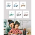 thumbnail image 2 of Drsoum Framed Motivational Wall Decor Inspirational Office Quotes Canvas Posters 8"x10"x6PCS, 2 of 7