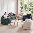 thumbnail image 7 of Memoryfield 3-in-1 Folding Sofa Bed, Memory Foam Sleeper Chair with Washable Cover, Convertible Boneless Floor Futon, Fold-Out Couch with Back Support for Living Room, Bedroom, Green, 7 of 7