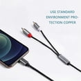 thumbnail image 4 of Audio Adapter Cable Phone To Rca Lotus Cable Speaker Audio Amplifier Link Audio Cable For Apple Iphone Lightning s202412246740, 4 of 5