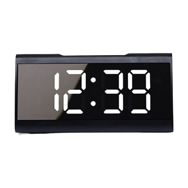 Reloj Despertador Digital Cateissary Funcionamiento Silencioso Luz Blanca