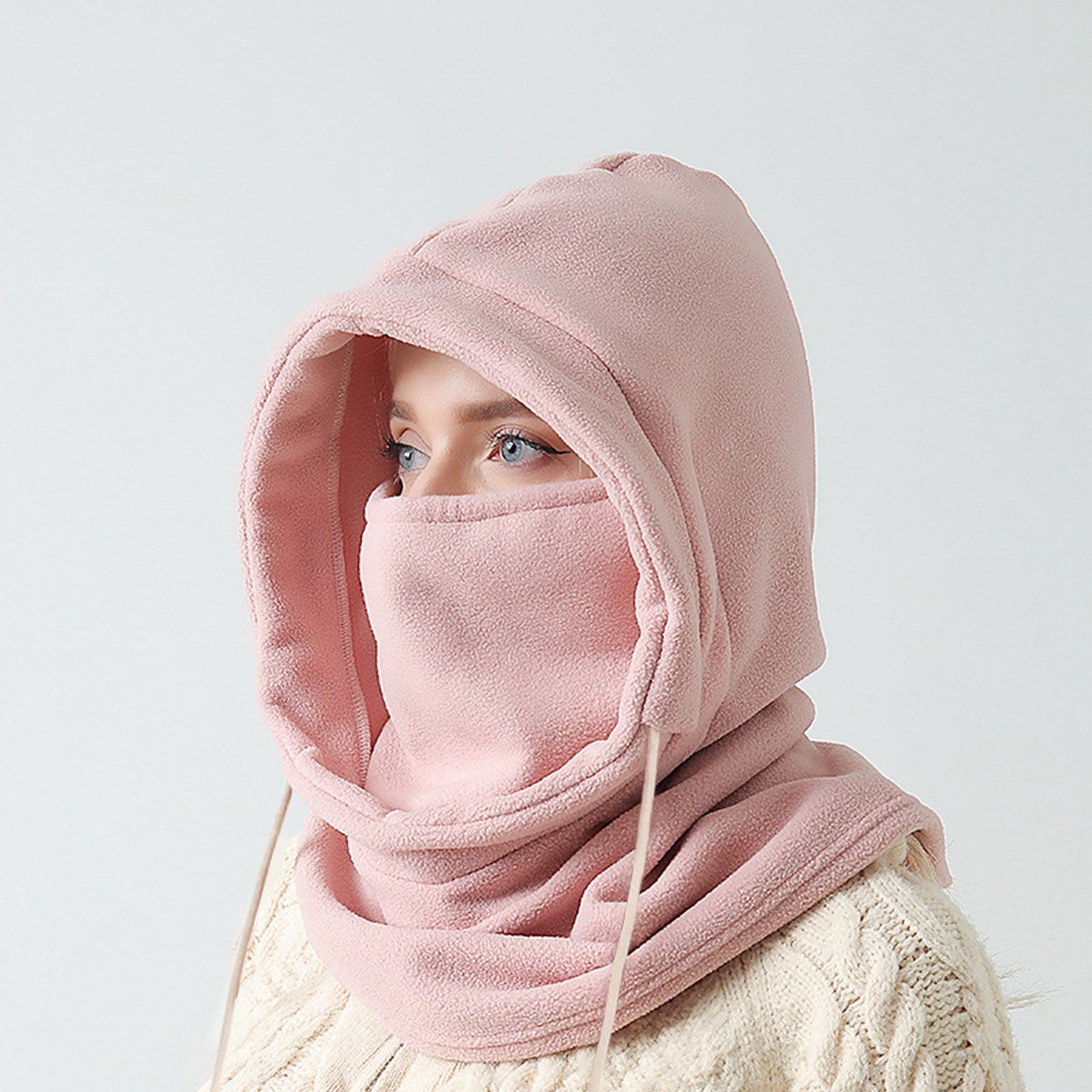 BA UNIQUE FASHION Unisex Sporty Snood Hat with drawstring