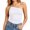 *White, variant on VBVC Women's Asymmetrical One Shoulder Tank Top , Ladies' Double Strap Slim Fit Sleeveless Cami , Summer Y2K Going Out Fitted Shirt For Women,Black,S-2XL