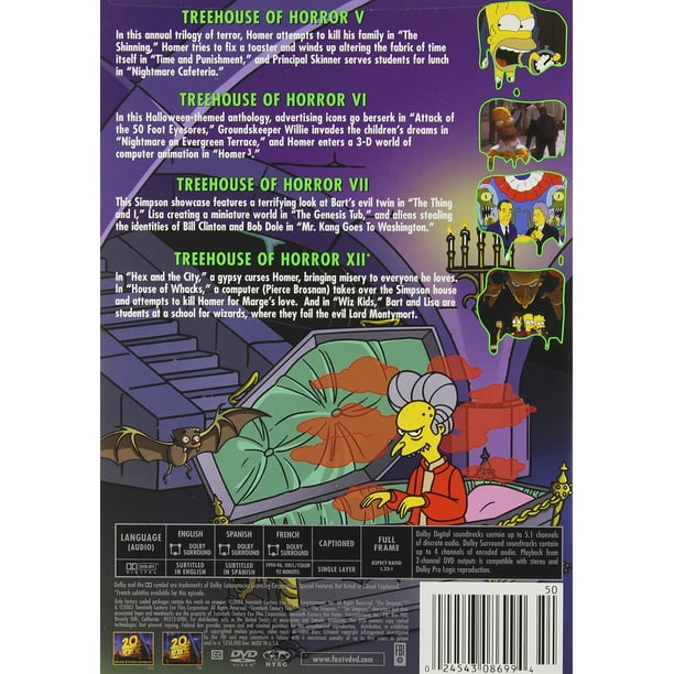 The Simpsons Treehouse of Horror (DVD) Walmart Business Supplies
