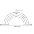 thumbnail image 5 of HAOAN Stainless Steel Drain Rack Kitchen Steamed Vegetable Frying Drip Oil Shelf Oil Control Water-Proof Steaming Rack Tempura Rack Semi-circular Kitchen Wok Fry Drainer Rack, 5 of 5