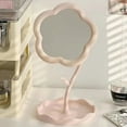 thumbnail image 3 of Mirror Desktop Flower Mirrors Creative Dormitory Desktop Online Celebrity Gao Yan Value Mirrors for Bedroom Home Decor Mirror, 3 of 9