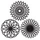 thumbnail image 1 of Me.Fan Salvamanteles De Silicona – Almohadillas Calientes De Cocina Para Ollas Y Platos – Salvamanteles Aislados Para Tetera – Posavasos Grandes Antideslizantes Flexibles Y Duraderos, 3 Juegos, Color, 1 of 1