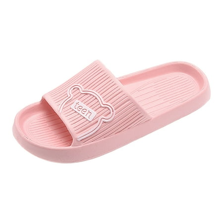 

Couples Women Shower Room Home Non Breathable Cartoon Soft Sole Quick Drying Slipper Comfortable Flat Shoes