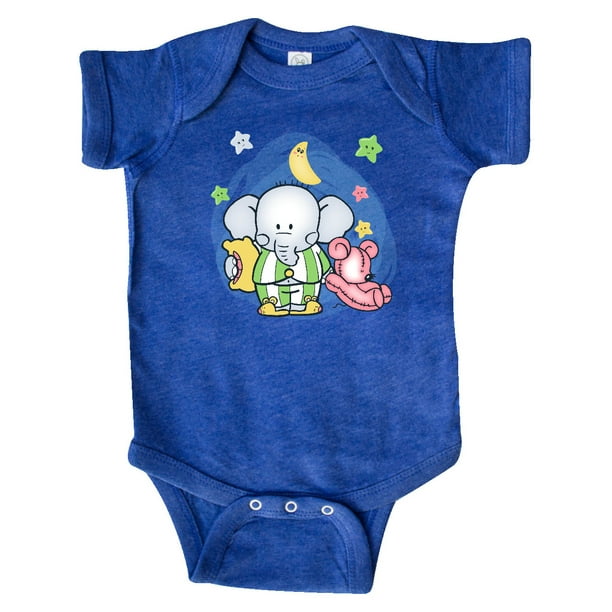 INKtastic Elephant Pajamas Infant Creeper