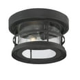 thumbnail image 2 of Barrett 1-Light Outdoor Ceiling Light in Black, 2 of 3