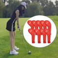 thumbnail image 4 of Juego de para cabezas de golf, para cabezas de hierro, PU 9 piezas (3 4 5 6 7 8 9 S P) Número bordado Funda protectora para cabezas de g rojo Soledad Cubiertas de hierro de golf, 4 of 9