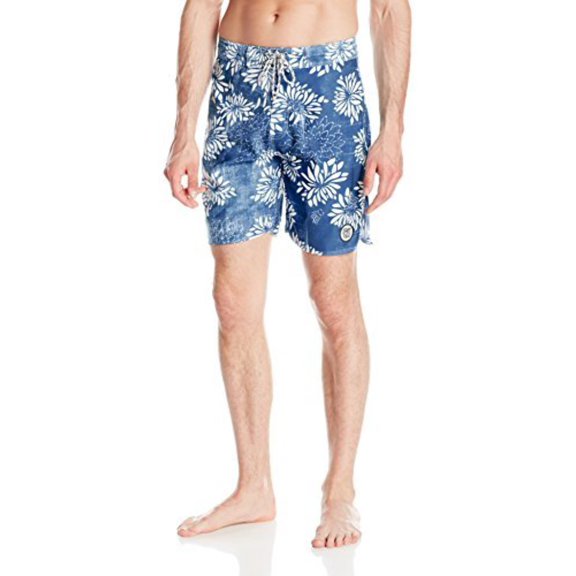 Drift Men's Cardiff Board Shorts, Fan Boy Blue, 34