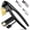Premium Black, variant on Premium Garlic Press Set - Rust Proof Professional Garlic Mincer Tool - Easy-Squeeze, Easy-Clean with Soft, Ergonomic Handle - Silicone Garlic Peeler & Brush (Silver)