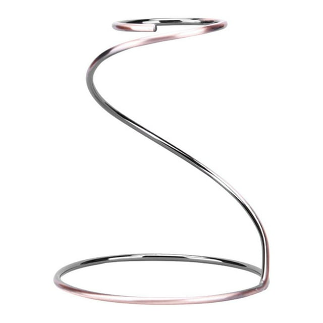 S-shaped Pour Over Coffee Dripper Stand Iron Filter Cup Holder Coffee Filter Rack (Antique Brass)