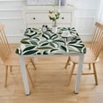 thumbnail image 3 of BANET Spillproof Tablecloth Home Fashion Forest Berries Tablecloth Rectangular Water Resistant Tablecloth Warbler Green White, 3 of 7